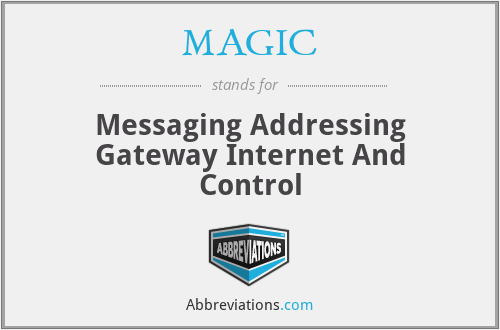 MAGIC - Messaging Addressing Gateway Internet And Control