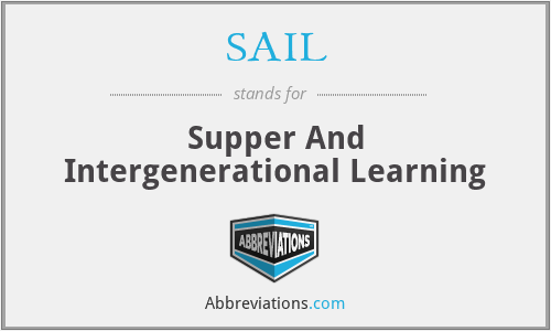 SAIL - Supper And Intergenerational Learning