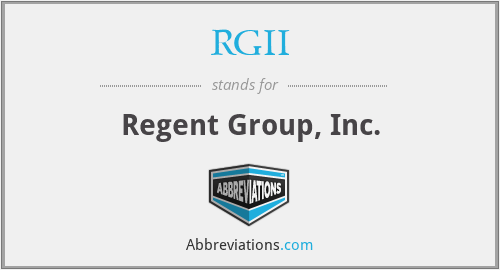 RGII - Regent Group, Inc.