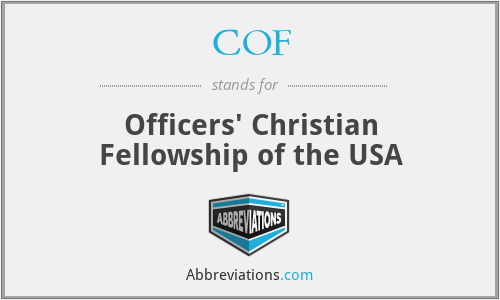COF - Officers' Christian Fellowship of the USA