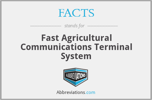 FACTS - Fast Agricultural Communications Terminal System