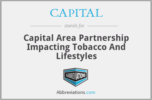 CAPITAL - Capital Area Partnership Impacting Tobacco And Lifestyles