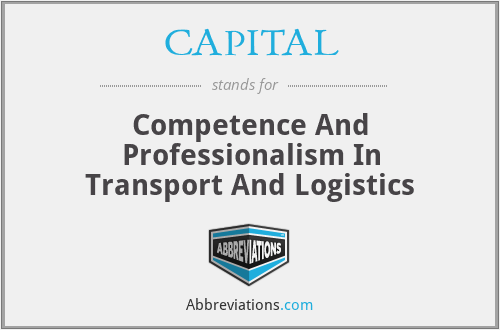 CAPITAL - Competence And Professionalism In Transport And Logistics