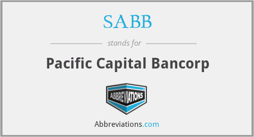 SABB - Pacific Capital Bancorp