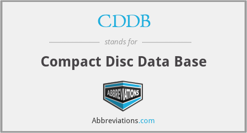 CDDB - Compact Disc Data Base