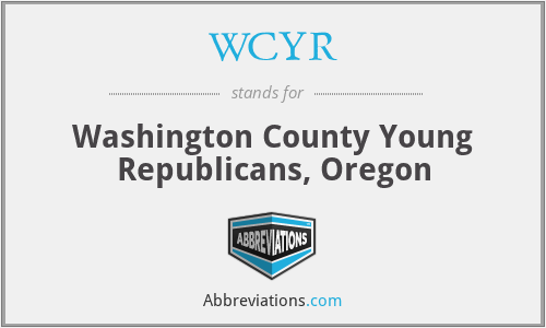 WCYR - Washington County Young Republicans, Oregon