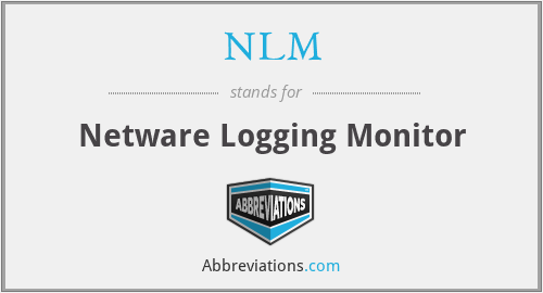 NLM - Netware Logging Monitor