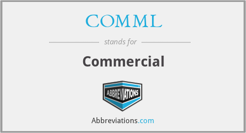 COMML - Commercial