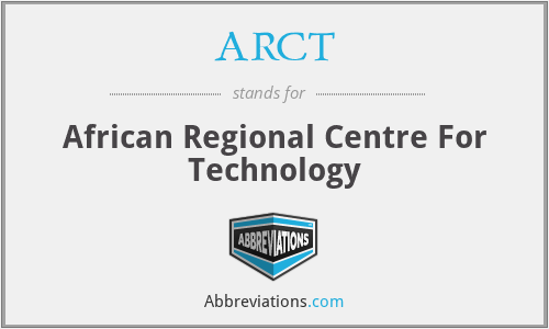 ARCT - African Regional Centre For Technology