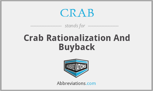CRAB - Crab Rationalization And Buyback