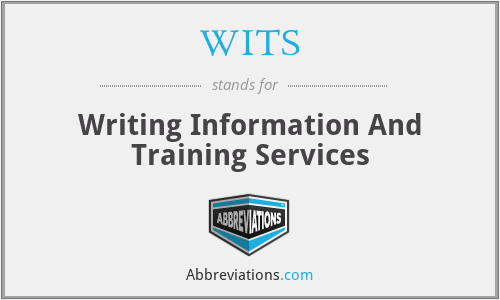 WITS - Writing Information And Training Services