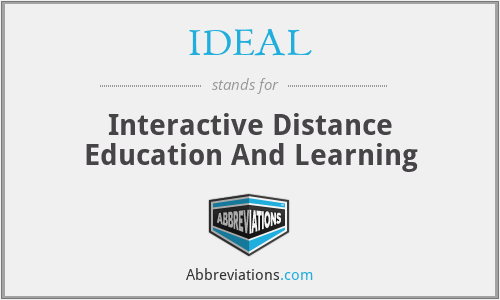 IDEAL - Interactive Distance Education And Learning