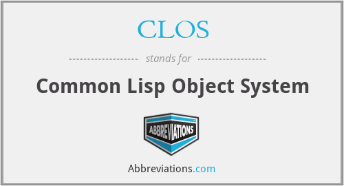 CLOS - Common Lisp Object System