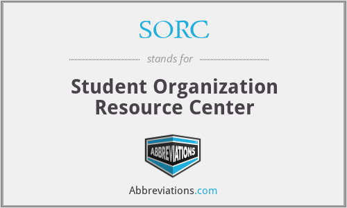 SORC - Student Organization Resource Center