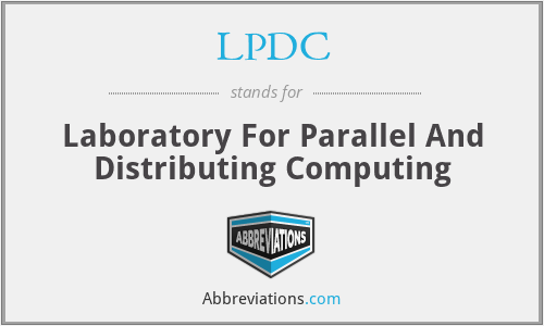 LPDC - Laboratory For Parallel And Distributing Computing