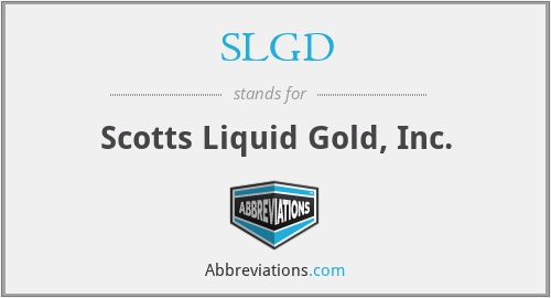 SLGD - Scotts Liquid Gold, Inc.