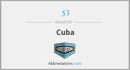 53 - Cuba