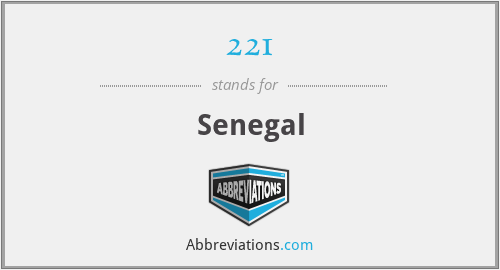221 - Senegal