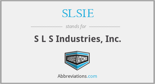 SLSIE - S L S Industries, Inc.