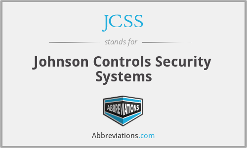 JCSS - Johnson Controls Security Systems