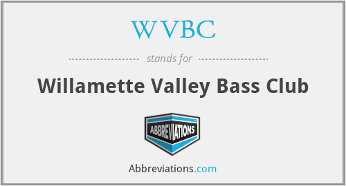 WVBC - Willamette Valley Bass Club