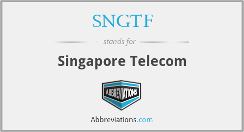 SNGTF - Singapore Telecom