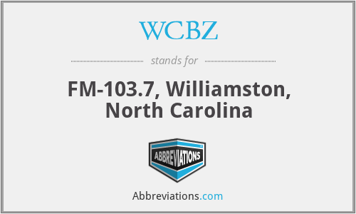 WCBZ - FM-103.7, Williamston, North Carolina