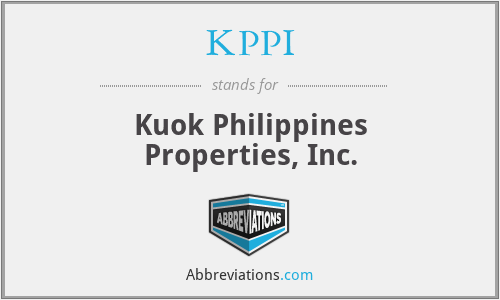 KPPI - Kuok Philippines Properties, Inc.