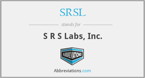 SRSL - S R S Labs, Inc.