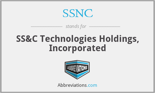 SSNC - SS&C Technologies Holdings, Incorporated