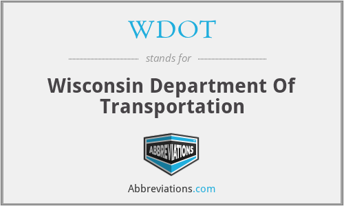 WDOT - Wisconsin Department Of Transportation