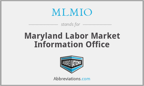 MLMIO - Maryland Labor Market Information Office