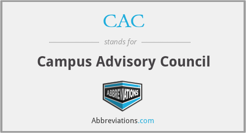 CAC - Campus Advisory Council