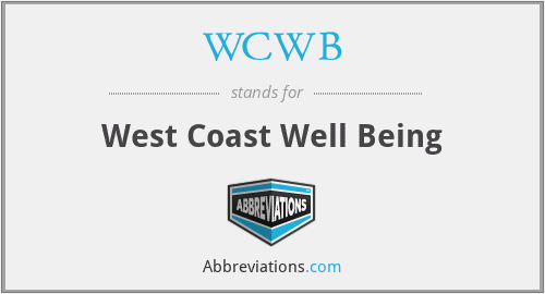 WCWB - West Coast Well Being