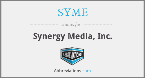 SYME - Synergy Media, Inc.