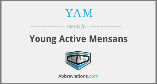 YAM - Young Active Mensans