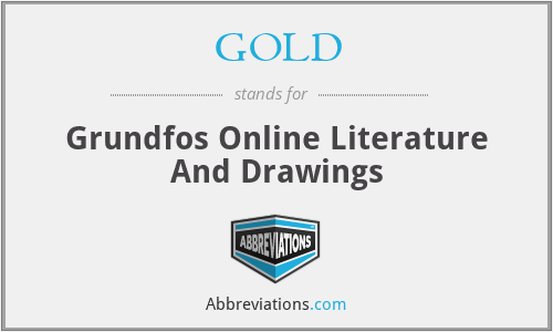 GOLD - Grundfos Online Literature And Drawings