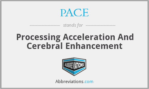 PACE - Processing Acceleration And Cerebral Enhancement