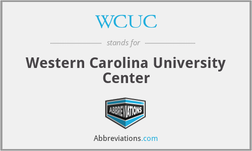 WCUC - Western Carolina University Center