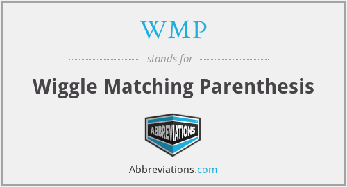 WMP - Wiggle Matching Parenthesis