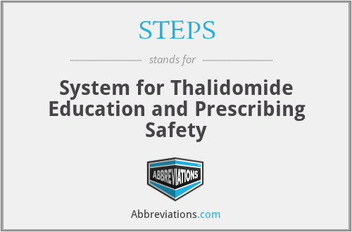 STEPS - System for Thalidomide Education and Prescribing Safety