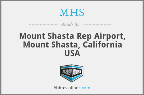 MHS - Mount Shasta Rep Airport, Mount Shasta, California USA