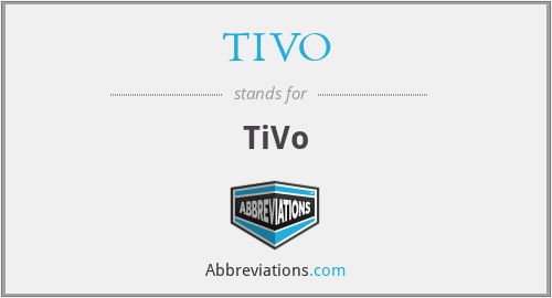 TIVO - TiVo