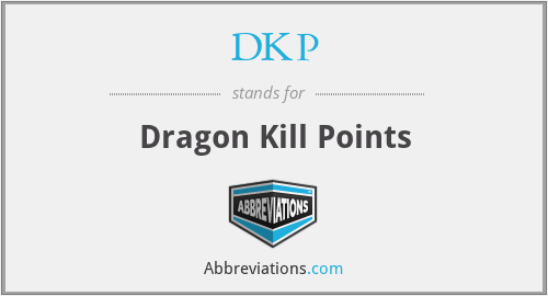 DKP - Dragon Kill Points
