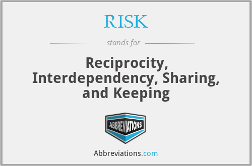 RISK - Reciprocity, Interdependency, Sharing, and Keeping