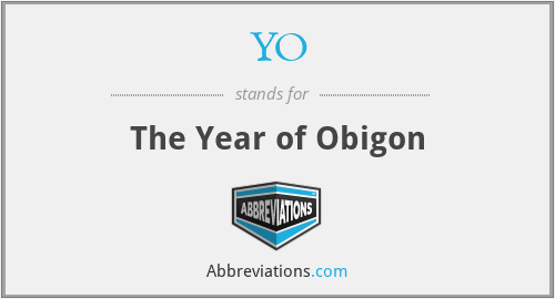 YO - The Year of Obigon
