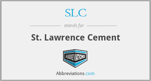 SLC - St. Lawrence Cement
