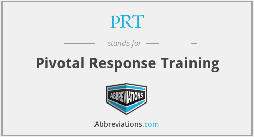 PRT - Pivotal Response Training