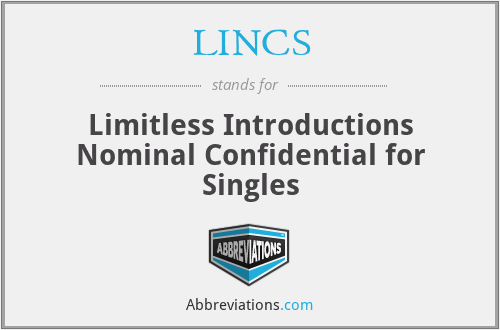 LINCS - Limitless Introductions Nominal Confidential for Singles