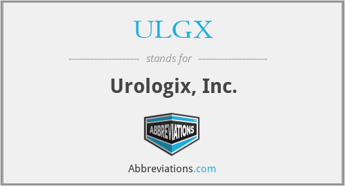 ULGX - Urologix, Inc.